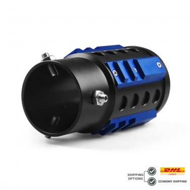 38mm-63mm Industrial Style Exhaust Pipe, Round Rear Muffler Tip