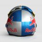 SILVER RED BULL FLIGHT HELMET PROP PILOT NAVAL AVIATOR USN