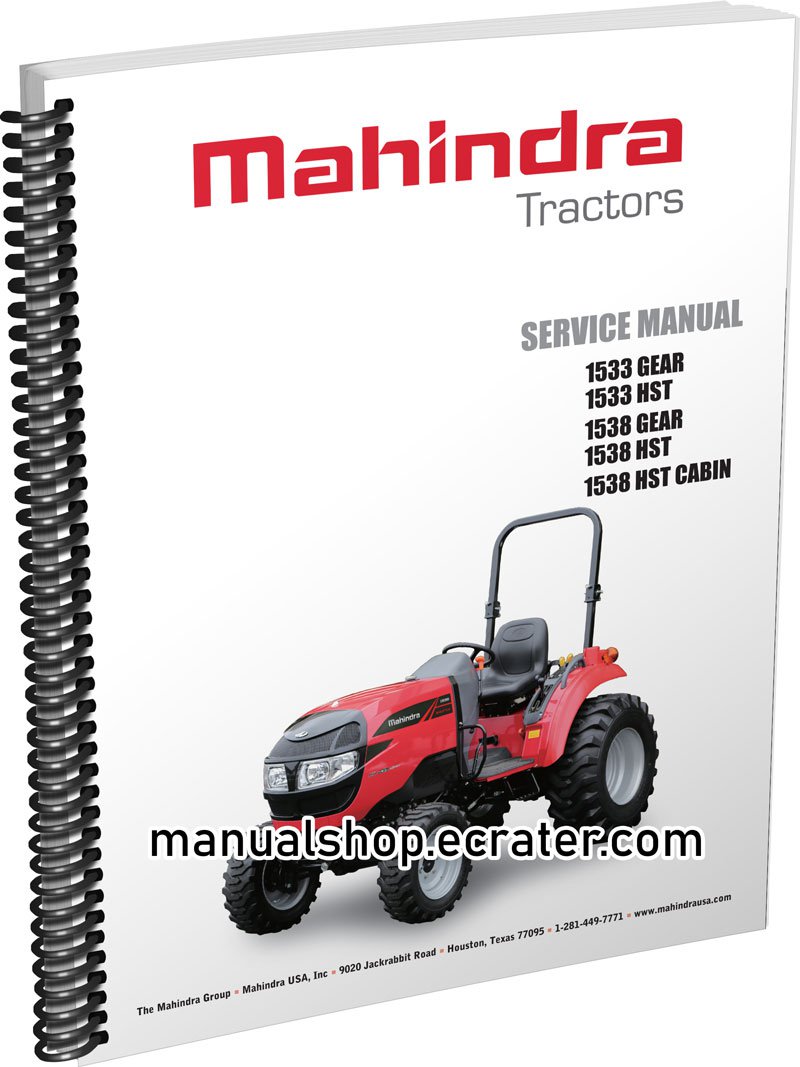 Mahindra 1533, 1538 Tractor Service Manual