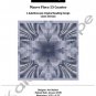Mauve Flora 15 Coaster — A Kaleidoscope Original Beading Design Loom Version