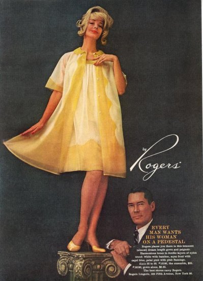 Shipping A Car >> Vintage 1960 Rogers yellow Night Gown and Peignoir Lingerie AD Shipping A Car >> Vintage 1960 Rogers yellow Night Gown and Peignoir Lingerie AD