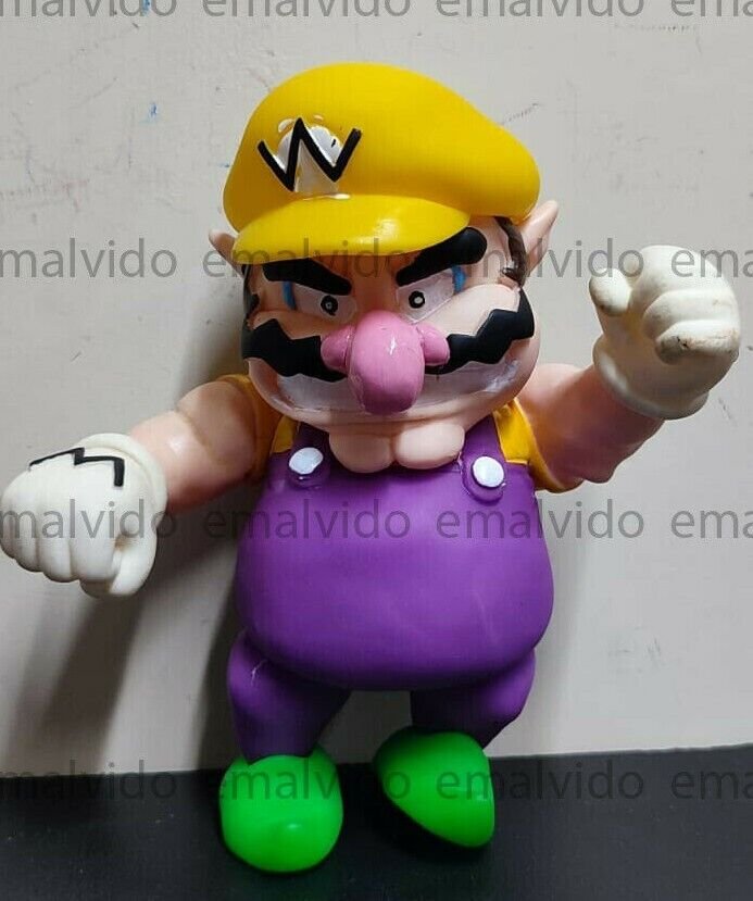 Super Mario Bros Wario PVC Plastic figure custom mexican manufactured