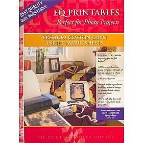 Electric Quilt EQ Printables Premium Cotton Lawn Inkjet Fabric Sheets ...