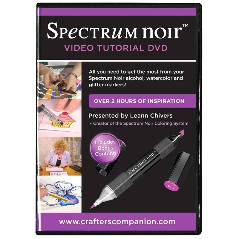 Spectrum Noir Video Tutorial DVD for their Sparkle Pens, Aqua