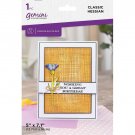 Gemini, Classic Hessian 5" x 7.1" Embossing Folder by Crafter's Companion, Stunning Detail