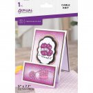 Gemini, Cable Knit 5" x 7.1" Embossing Folder by Crafter's Companion, Stunning Detail