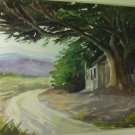 Whalers Cabin By Helen Barker Watercolor on Archival Paper - Framed Artwork