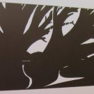 Dark Cypress II By Carmel Artist Dick Crispo Original Wood Block Print - Framed Artwork