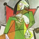 Femme Assise Dans Un Fauteuil 1941 Published By Verve - Framed Artwork