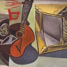 Nature Morte A La Guitare 1942 Lithograph By Pablo Picasso Published By Verve - Framed Artwork