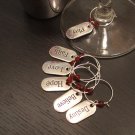Martitni and Champagne Glass Charms
