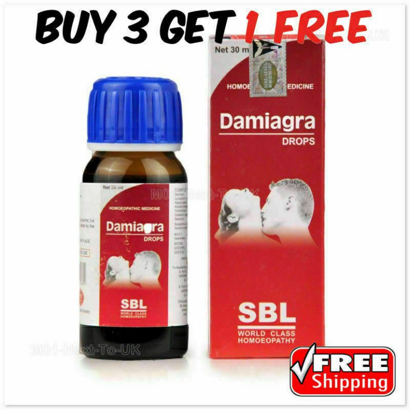 2 packsSbl Homeopathy Damiagra Drops Ed Male Men Care Safe Sexual Wellne 30 Ml||