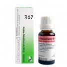 5 x dr reckeweg r67 homeopathy medicine 22ml