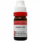 Dr Reckeweg Germany Homeopathy Sulphur 200 CH Dilution 11ml Free Shipping
