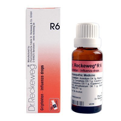 Dr. Reckeweg R6 (Gripfektan) 22ml Homeopathic Medicines Homeopathy