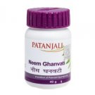 2 X Patanjali Ayurvedic neem Ghanvati 40gm Tablets For Acne and Pimples