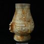 Natural White Jade Hand Carved Beast Bottle Vase Statue Sculpture