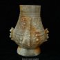 Natural White Jade Hand Carved Beast Bottle Vase Statue Sculpture