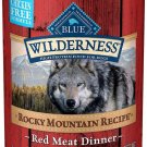 Blue Buffalo Wilderness Rocky Mountain Red Meat Adult Canned Dog Food, 12.5-oz can, 12 cans