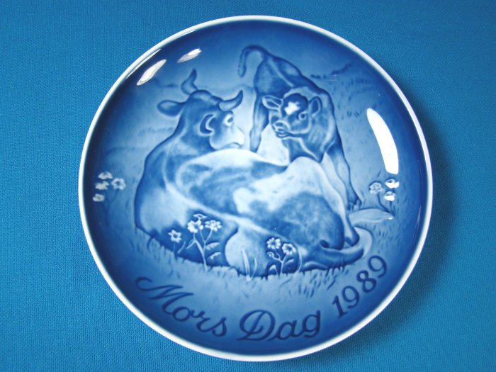 1989 Mother's Day B&G Bing And Grondahl Mors Dag Plate Copenhagen ...