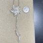 Shiny RhinestoneY-style Long Necklace