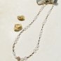 Natural Gemstone Rose Quartz Heart Moonstone Long Necklace