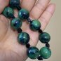 Green Beaded Matte Zoisite Natural Large Stone Necklace