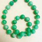 Green Chrysoprase Gemstone Beaded Necklace