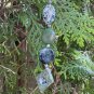 Green Crystal Stone Lucky Charm / Car Rearview Mirror Charm