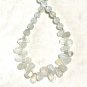White / Gray Moonstone Necklace, Genuine Natural Gemstone June Birthstone