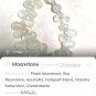 White / Gray Moonstone Necklace, Genuine Natural Gemstone June Birthstone