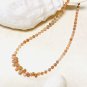 Orange Moonstone Necklace, Genuine Natural Gemstone June Birthstone
