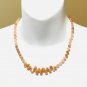 Orange Moonstone Necklace, Genuine Natural Gemstone June Birthstone