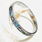 Bracelet Bangle with Mother of Pearl (Abalone) & Dauphin