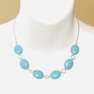 Beautiful Betty Rubble Howlite Turquoise Necklace