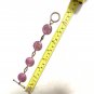 Viva Magenta Agate Boho Bracelet, Chunky Bold Statement Copper Chain