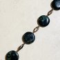 Dark Green Natural Kambamba Jasper Boho Bracelet (Genuine Nebula Stone)