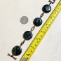 Dark Green Natural Kambamba Jasper Boho Bracelet (Genuine Nebula Stone)