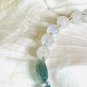 Genuine Natural Gemstone Apatite Rainbow Moonstone Bracelet, Dainty & Elegant