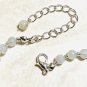 Genuine Natural Gemstone Apatite Rainbow Moonstone Bracelet, Dainty & Elegant