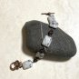 White Natural Dendritic Agate Bracelet (Genuine Gemstone) + Copper Rose