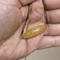Natural Aventurine Necklace, Genuine Gemstone Bar Pendant & Bronze Chain
