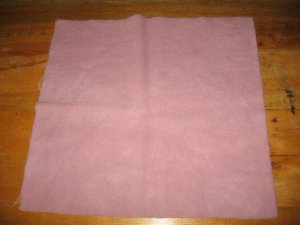 Lavender Rose Hand Dyed Fat Eighth *100% Wool* Rug Hooking Penny Rug  FiveOaksFarm
