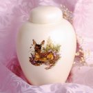 FAWN MEADOW Ceramic BABY Cremation URN