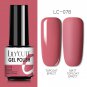 Nail Gel Polish Autumn Winter Color Semi Permanent Matte Top Coat Nail Arts