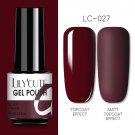 Nail Gel Polish Autumn Winter Color Semi Permanent Matte Top Coat Needed Nail Art Soak Off UV LED