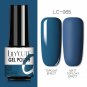 Nail Gel Polish Autumn Winter Color Semi Permanent Matte Top Coat Needed Nail Art Soak Off UV LED