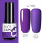 Nail Gel Polish Autumn Winter Color Semi Permanent Matte Top Coat Needed Purple Nail Polish