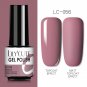Nail Gel Polish Autumn Winter Color Semi Permanent Matte Top Coat Needed Nail Ar Soak Off UV LED