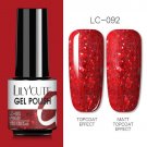 Nail Gel Polish Autumn Winter Color Semi Permanent Matte Top Coat Needed Nail Polish Glitter Range